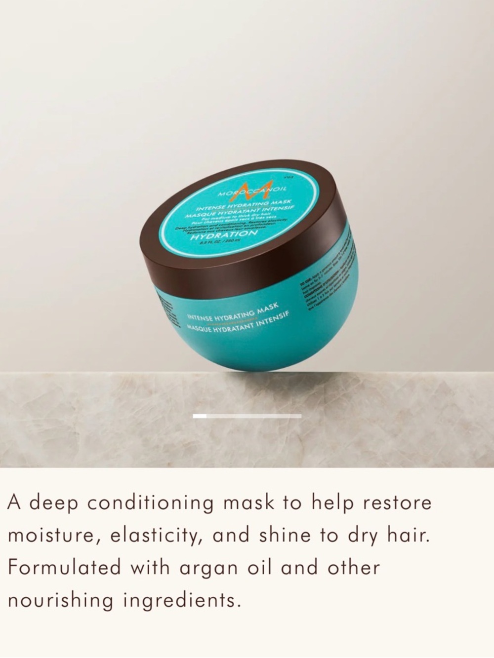 Moroccanoil Intense Hydrating Mask 16.9 oz (half a liter)